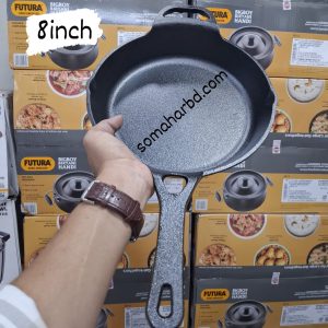 Manturaj Pre-Seasoned Cast Iron Fry Pan 20cm/8inch.