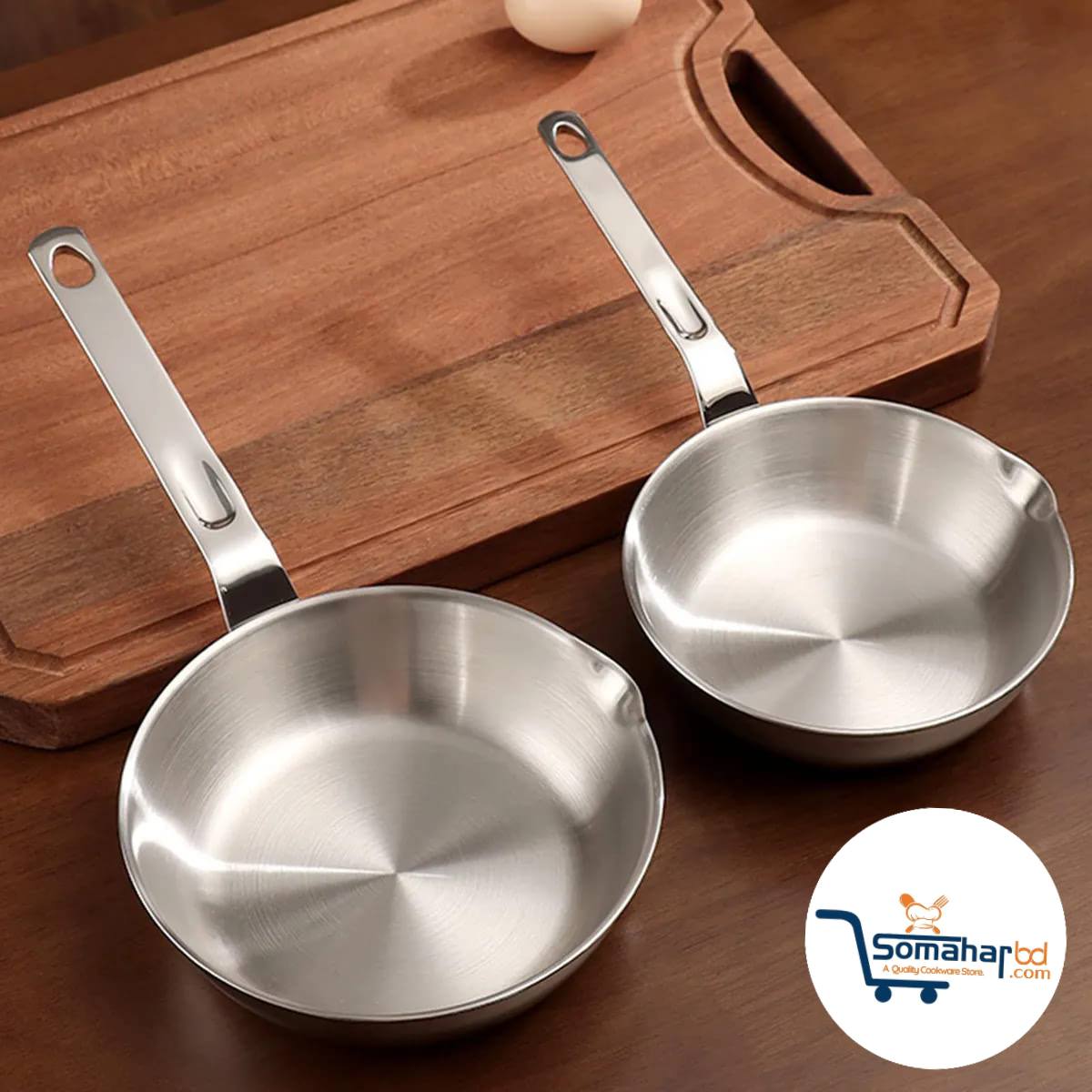 China 316L Stainless Steel Frying Pan 13cm. - Image 2