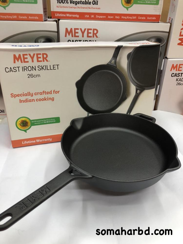 MEYER Cast Iron Skillet Fry Pan 26cm. - Image 2